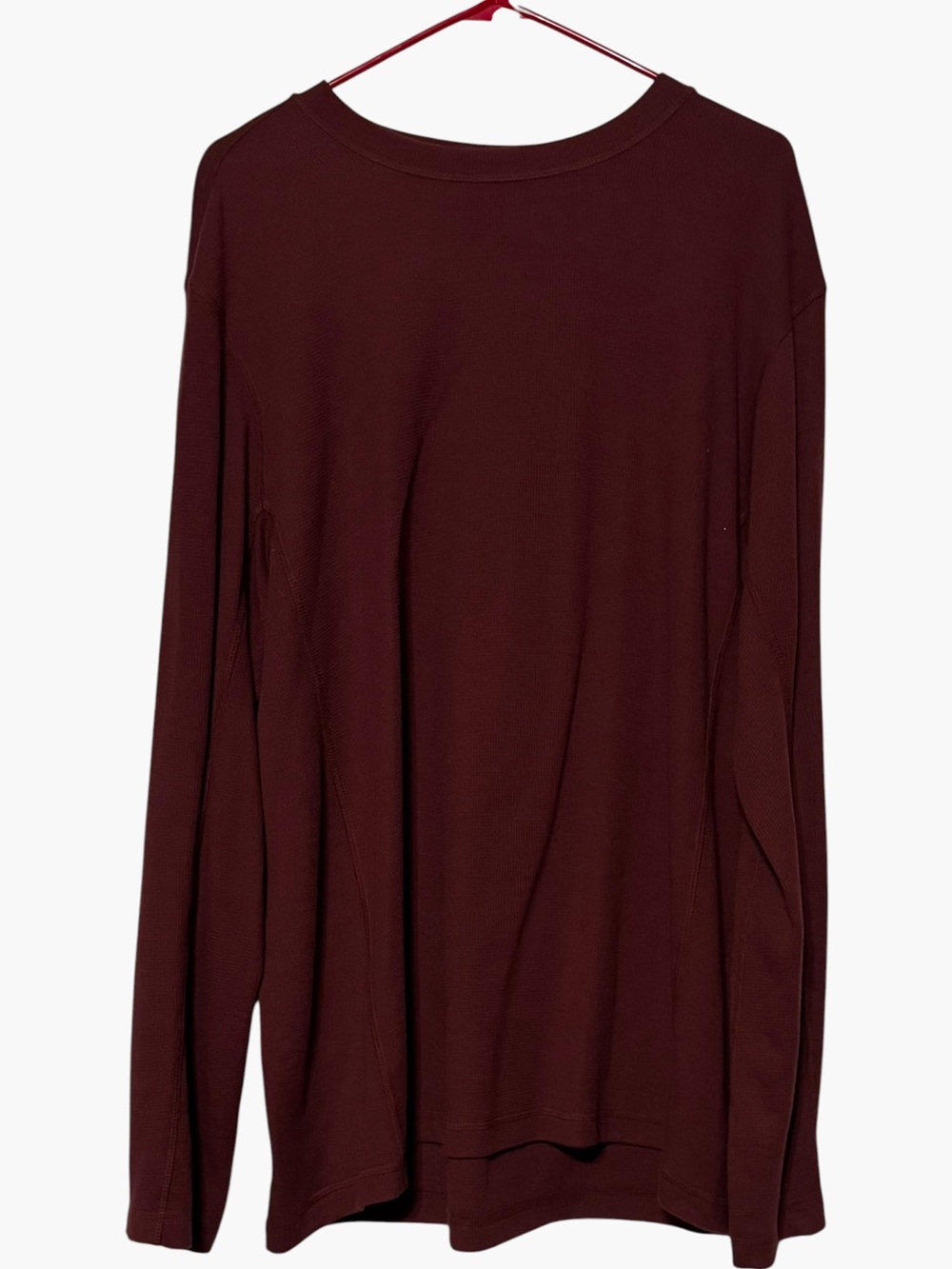 Magellan Outdoors Long-Sleeve Crewneck Tee - Burgundy